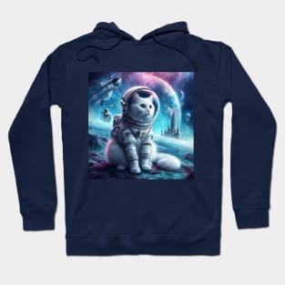 Space cat, cat astronaut Hoodie